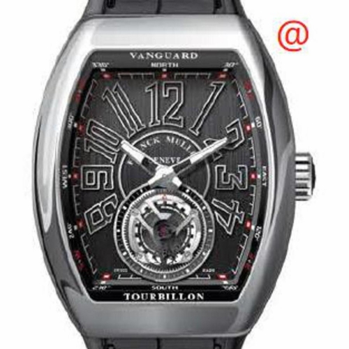 Franck Muller V45TACNR(NRNRAC) Vanguard Tourbillon Mens Hand Wind Watch