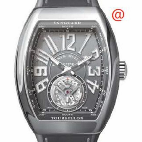 Franck Muller V45TACTT(TTBLCAC) Vanguard Tourbillon Mens Hand Wind Watch