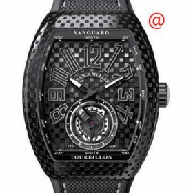 Franck Muller V45TBLACKPXLACNRAC(PXLNRNRACBR) Vanguard Tourbillon Mens Hand Wind Watch