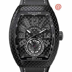 Franck Muller V45TBLACKPXLACNRBRAC(PXLNRBRNRAC) Vanguard Tourbillon Mens Hand Wind Watch
