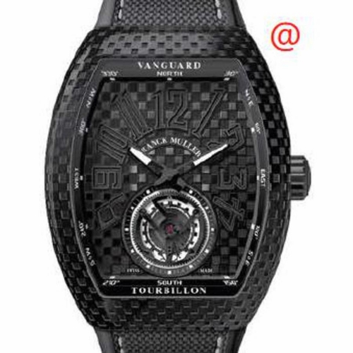 Franck Muller V45TBLACKPXLACNRBRNR(PXLNRBRNRNR) Vanguard Tourbillon Mens Hand Wind Watch
