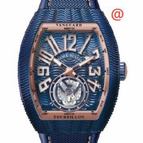 Franck Muller V45TBLUESEAACBL5N(SEABLBLC5N) Vanguard Tourbillon Mens Hand Wind Watch