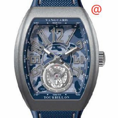 Franck Muller V45TCAMOUFLAGETTMCBL(CAMBLGRTT) Camouflage Tourbillon Mens Hand Wind Watch