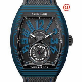 Franck Muller V45TCARBLNR(NRBLBL) Vanguard Tourbillon Mens Hand Wind Watch