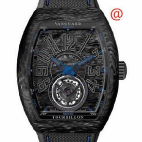 Franck Muller V45TCARBONBL(CARNRNR) Vanguard Tourbillon Mens Hand Wind Watch