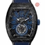 Franck Muller V45TCARBONNR(CARBLBL) Vanguard Tourbillon Mens Hand Wind Watch