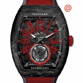 Franck Muller V45TCARBONNR(CARRGERGE) Vanguard Tourbillon Mens Hand Wind Watch
