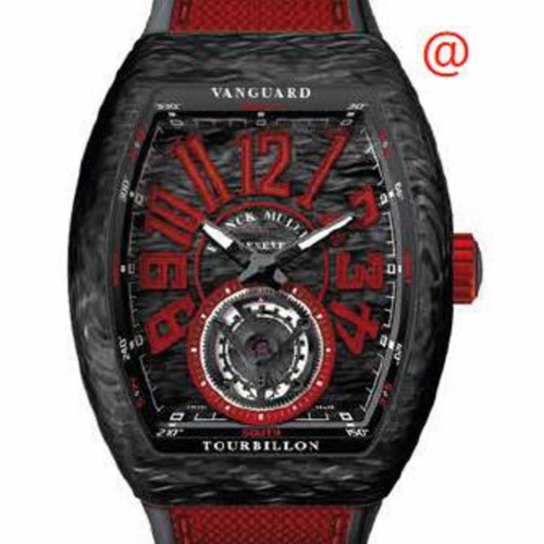 Franck Muller V45TCARBONNR(CARRGERGE) Vanguard Tourbillon Mens Hand Wind Watch