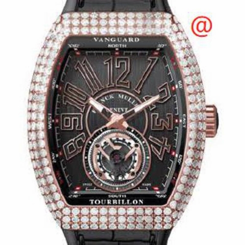 Franck Muller V45TD5NNR(NRNR5N) Vanguard Tourbillon Mens Hand Wind Watch