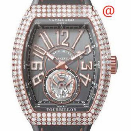 Franck Muller V45TD5NTT(TTBLC5N) Vanguard Tourbillon Mens Hand Wind Watch