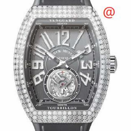 Franck Muller V45TDACTT(TTBLCAC) Vanguard Tourbillon Mens Hand Wind Watch