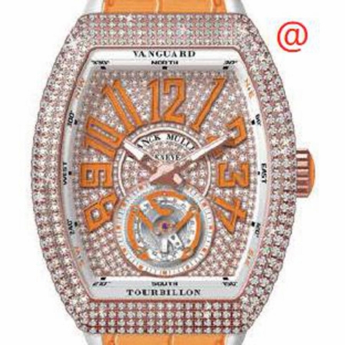 Franck Muller V45TDCD5NOR(DIAMOR5N) Vanguard Tourbillon Mens Hand Wind Watch