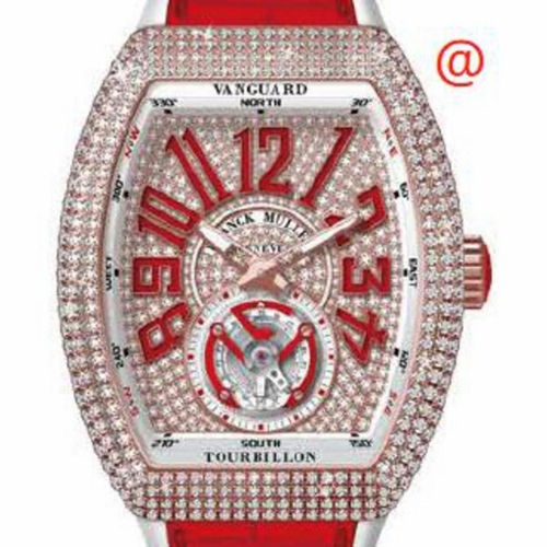 Franck Muller V45TDCD5NRG(DIAMRGE5N) Vanguard Tourbillon Mens Hand Wind Watch