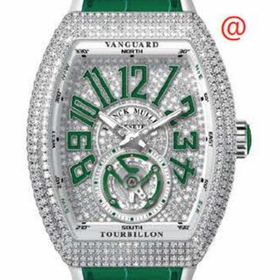 Franck Muller V45TDCDACVR(DIAMVRAC) Vanguard Tourbillon Mens Hand Wind Watch