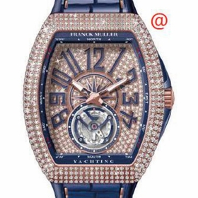Franck Muller V45TDCDYACHTING5NBL(DIAMBL5N) Vanguard Yachting Tourbillon Mens Hand Wind Watch