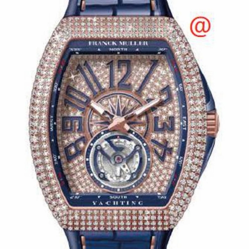 Franck Muller V45TDCDYACHTING5NBL(DIAMBL5N) Vanguard Yachting Tourbillon Mens Hand Wind Watch