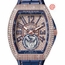 Franck Muller V45TDCDYACHTING5NBL(DIAMBL5N) Vanguard Yachting Tourbillon Mens Hand Wind Watch