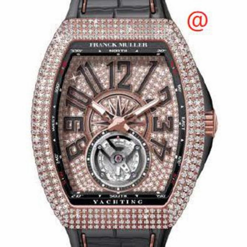 Franck Muller V45TDCDYACHTING5NNR(DIAMNR5N) Vanguard Yachting Tourbillon Mens Hand Wind Watch