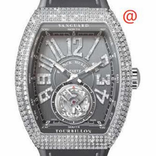 Franck Muller V45TDNBRCDACTT(TTDIAMAC) Vanguard Tourbillon Mens Hand Wind Watch