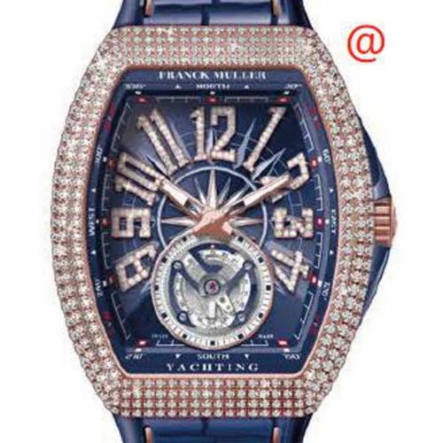 Franck Muller V45TDNBRCDYACHTING5NBL(BLDIAM5N) Vanguard Yachting Tourbillon Mens Hand Wind Watch