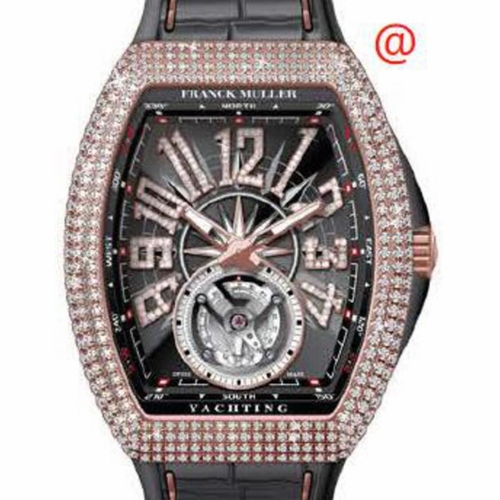 Franck Muller V45TDNBRCDYACHTING5NNR(NRDIAM5N) Vanguard Yachting Tourbillon Mens Hand Wind Watch