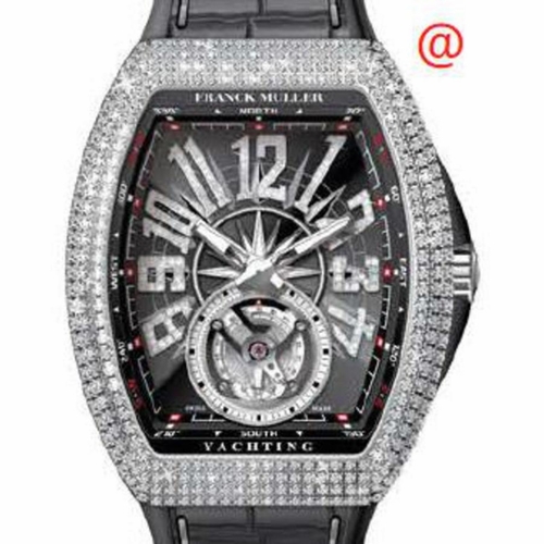 Franck Muller V45TDNBRCDYACHTINGACNR(NRDIAMAC) Vanguard Yachting Tourbillon Mens Hand Wind Watch