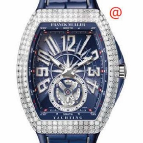 Franck Muller V45TDYACHTINGACBL(BLBLCAC) Vanguard Yachting Tourbillon Mens Hand Wind Watch