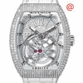 Franck Muller V45TGRAVITYCSDACBC(DIAMBLCAC) Gravity Mens Hand Wind Watch