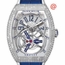 Franck Muller V45TGRAVITYCSDCDACBU(DIAMBLAC) Gravity Mens Hand Wind Watch