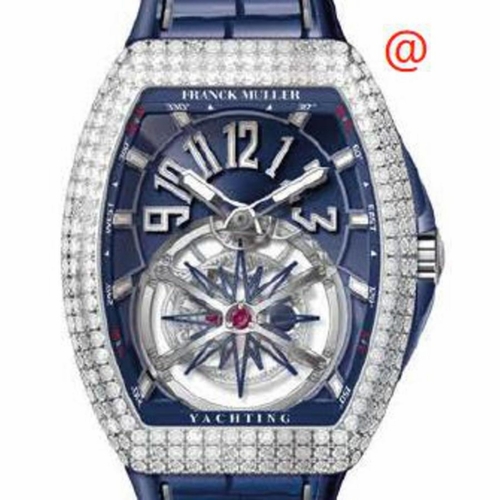 Franck Muller V45TGRAVITYCSDYACHTINGACBL(BLBLCAC) Vanguard Yachting Tourbillon Mens Hand Wind Watch