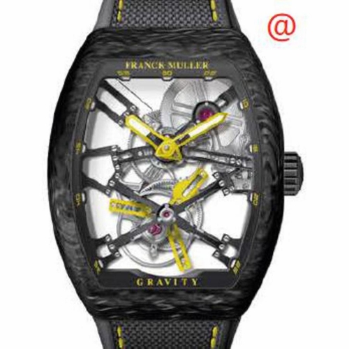 Franck Muller V45TGRAVITYCSSQT(CARBONJA) Gravity Mens Hand Wind Watch