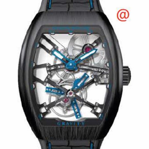 Franck Muller V45TGRAVITYCSSQT(TTNRBRBL) Gravity Mens Hand Wind Watch