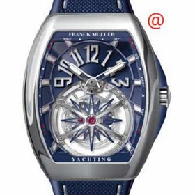 Franck Muller V45TGRAVITYCSYACHTINGACBL(BLBLCAC) Vanguard Yachting Tourbillon Mens Hand Wind Watch