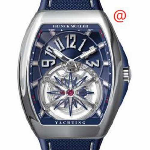 Franck Muller V45TGRAVITYCSYACHTINGACBL(BLBLCAC) Vanguard Yachting Tourbillon Mens Hand Wind Watch