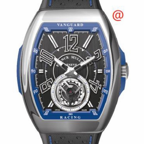 Franck Muller V45TRCGACBL(NRNRBLC) Vanguard Tourbillon Mens Hand Wind Watch