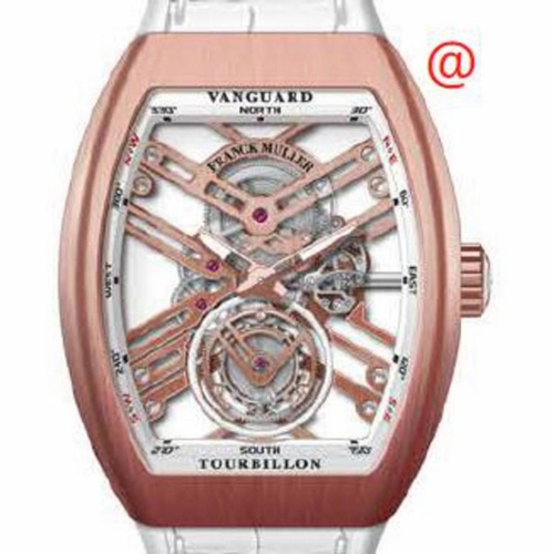 Franck Muller V45TSQT5NBRBC(BLCNRRGE) Vanguard Tourbillon Mens Hand Wind Watch