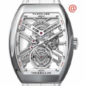 Franck Muller V45TSQTACBC(BLCNRRGE) Vanguard Tourbillon Mens Hand Wind Watch