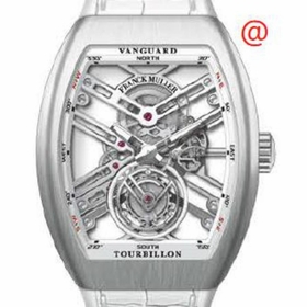 Franck Muller V45TSQTACBRBC(BLCNRRGE) Vanguard Tourbillon Mens Hand Wind Watch