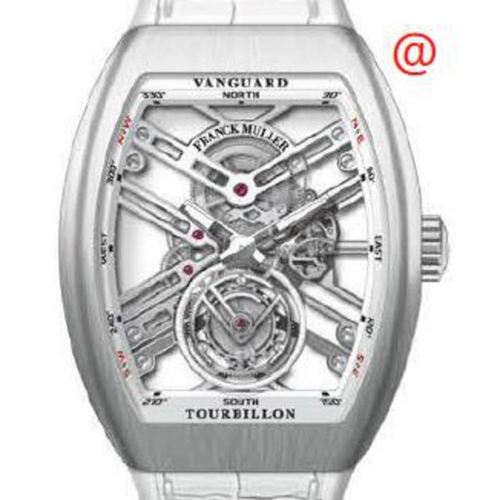 Franck Muller V45TSQTACBRBC(BLCNRRGE) Vanguard Tourbillon Mens Hand Wind Watch