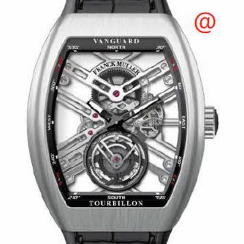 Franck Muller V45TSQTACBRNR(NRBLCRGE) Vanguard Tourbillon Mens Hand Wind Watch