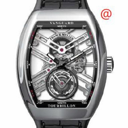 Franck Muller V45TSQTACNR(NRBLCRGE) Vanguard Tourbillon Mens Hand Wind Watch
