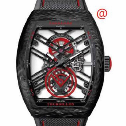 Franck Muller V45TSQTCARBONER(NRGRIRGE) Vanguard Mens Hand Wind Watch
