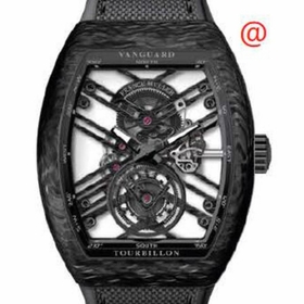 Franck Muller V45TSQTCARBONNR(NRGRIGRI) Vanguard Mens Hand Wind Watch
