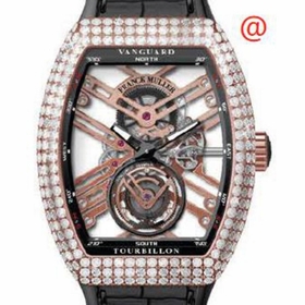 Franck Muller V45TSQTD5NNR(NRBLCRGE) Vanguard Tourbillon Mens Hand Wind Watch