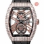 Franck Muller V45TSQTD5NNR(NRBLCRGE) Vanguard Tourbillon Mens Hand Wind Watch