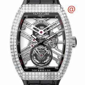 Franck Muller V45TSQTDACNR(NRBLCRGE) Vanguard Tourbillon Mens Hand Wind Watch