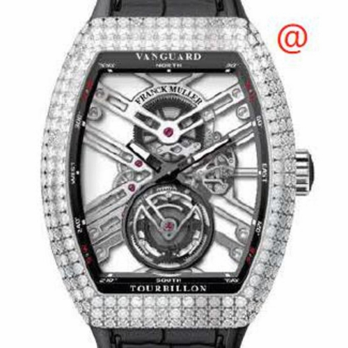 Franck Muller V45TSQTDACNR(NRBLCRGE) Vanguard Tourbillon Mens Hand Wind Watch