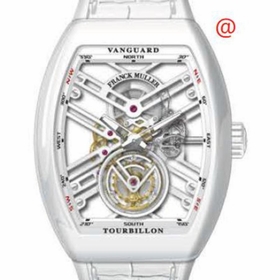 Franck Muller V45TSQTTTBCBC(BLCNRRGE) Vanguard Mens Hand Wind Watch