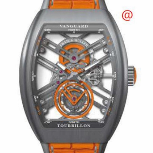 Franck Muller V45TSQTTTBROR(TTBLCOR) Vanguard Mens Hand Wind Watch
