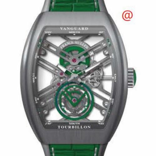 Franck Muller V45TSQTTTBRVE(TTBLCVE) Vanguard Mens Hand Wind Watch